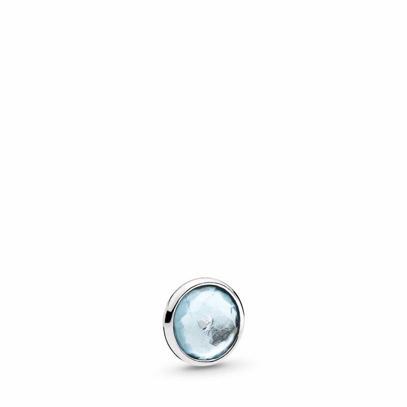 Pandora March Droplet Petite Locket Charm Silver Egypt EV9543106